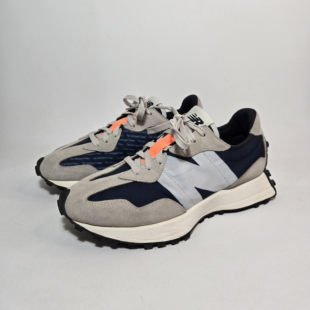 New Balance 327 Navy Gray Men's Size 8